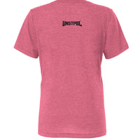 Char Pink Triblend - BACK