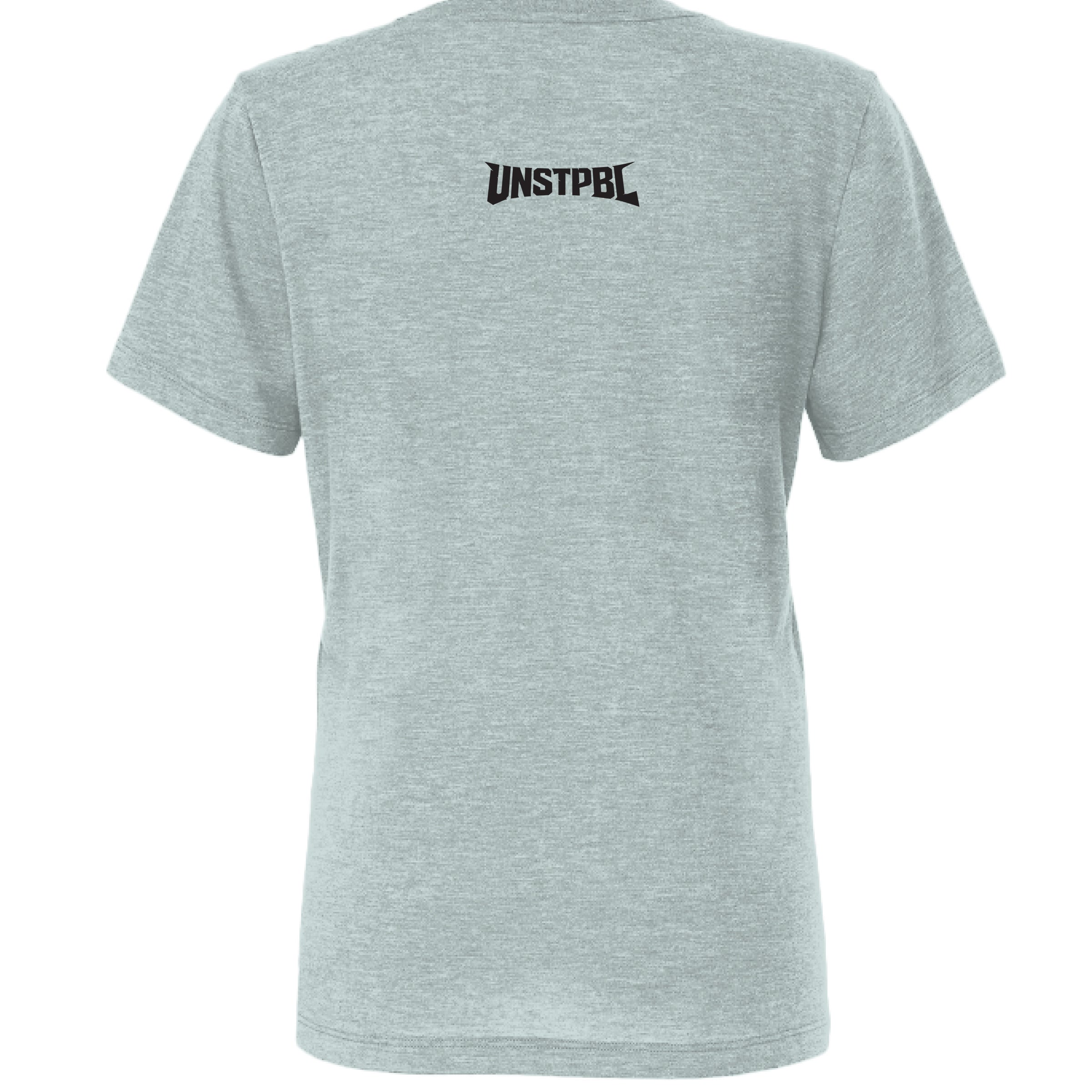 Dusty Blue Triblend - BACK