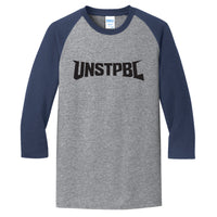 Athletic Heather/ Navy - FRONT